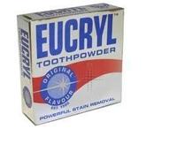 Tres paquetes de polvo de dientes Eucryl Original de Eucryl