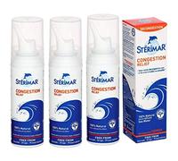 TRES paquetes de Sterimar Congestión Alivio Aerosol Nasal 50ml