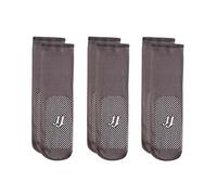 Tres pares de calcetines de cristal del mismo color ultrafinos pegados sin dejar rastro, base de masaje antideslizante, calcetines cortos de seda, calcetines transparentes con boca plana y tubo medio