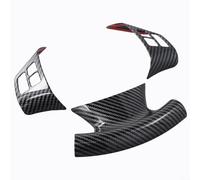 Tres piezas de fibra de carbono aspecto volante cubierta cubierta para BMW Serie 3 E90 2005 2012 Interior Upgrade