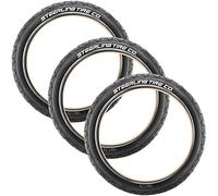 Tres reemplazos de neumáticos de 16 pulgadas para cochecitos de correr como BOB Ironman y remolques de bicicleta, incluyendo Allen Sport, Burley y Instep (paquete de 3) Steerling Tire Co.