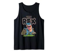 Tres Rex Cumpleaños Dinosaurio T Rex Dino Rawr Tema Camiseta sin Mangas