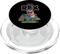 Tres Rex Cumpleaños Dinosaurio T Rex Dino Rawr Tema PopSockets PopGrip para MagSafe