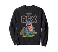 Tres Rex Cumpleaños Dinosaurio T Rex Dino Rawr Tema Sudadera