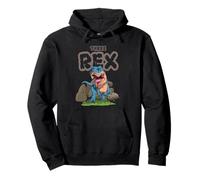 Tres Rex Cumpleaños Dinosaurio T Rex Dino Rawr Tema Sudadera con Capucha