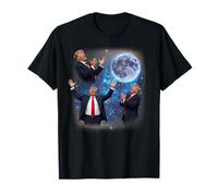 Tres triunfos Aullando a la Luna Meme extraño Trump Camiseta