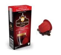 Tres Venezie Arabica de San Marco - 100 cápsulas de café compatibles con Nespresso