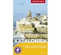 TRESCHER Reiseführer Katalonien: Mit Barcelona, Tarragona, Lleida, Girona, Andorra, Costa Brava und Pyrenäen - Mit herausnehmbarer Faltkarte 1:380000
