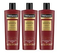 TRESemmé Keratin Smooth Champú Antiencrespamiento, Cabello Liso, Pelo Brillante y Sedoso, Acción Anti Frizz Hasta 72 Horas, con Queratina Hidrolizada, 3x 400 ml