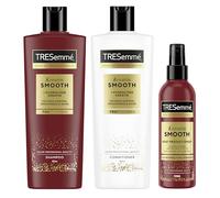 TRESemmé Keratin Smooth Set con Champú, Acondicionador y Spray Termoprotector, Cabello Liso, Pelo Brillante y Suave, Anti Frizz Hasta 72H, Protección Hasta 230°C, 400 ml +400 ml + 200 ml