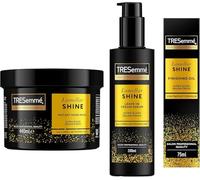TRESemmé Lamellar Shine Set Cuidado del Cabello, Con Mascarilla, Crema-Sérum Sin Aclarado y Aceite, Para Todo Tipo de Cabello, Cabello Sedoso y Brillante, Con Tecnología Lamellar, 440ml + 200ml + 75ml
