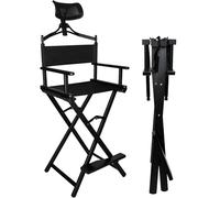 Tresice Francia - Silla de Maquillaje de Aluminio con reposacabezas Plegable