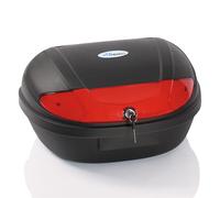 TRESKO® XXL Topcase 48 L - Estuche para Motocicleta, Capacidad para 2 Cascos, Top Case Universal, para Scooters, Motocicletas, Motos y