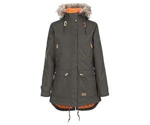 Trespass - Abrigo acolchado impermeable modelo Clea para mujer (Extra Grande (XL)/Caqui oscuro)