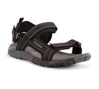 TRESPASS - Alderley, Sandalias de Punta Descubierta Hombre, Negro (Black), 42 EU