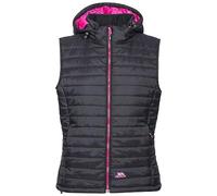 Trespass Aretha - Chaqueta Acolchada con Capucha Desmontable para Mujer, Mujer, Color Negro, tamaño Medium