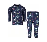 Trespass Bañador infantil Smiley - Conjunto de baño infantil Fish Print 11-12 Jahre