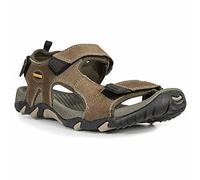TRESPASS - Belay, Sandalias de Punta Descubierta Hombre, Marrón (Dark Sand), 42 EU
