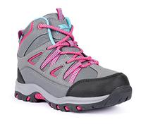 Trespass Botas de senderismo unisex Gillon para niños, gris, 19 EU