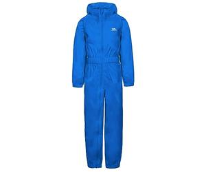 TRESPASS Botón Impermeable Traje De Lluvia con Capucha - Azul, 2/3