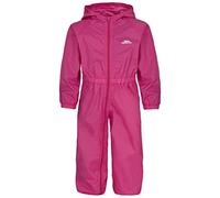 Trespass Button - Traje de Lluvia para niños, Color Rosa (Gerbera), Talla 7/8 años