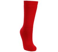 Trespass Calcetines de esquí Unisex para Adultos, Color Rojo, Talla 4/11