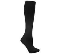 Trespass Calcetines tubulares de esquí, Color, Talla 4/11, Unisex Adulto, Negro-Negro, 37-46 EUR