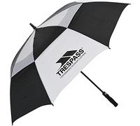 TRESPASS Catterick Paraguas, Unisex, Negro/Blanco, Unidad