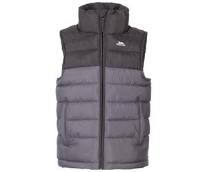 Trespass Chaleco acolchado para niños con 2 bolsillos Oskar, Negro, 9-10 Años