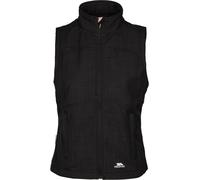 Trespass Mereb - Chaleco ligero para mujer, chaleco sin mangas con cremallera completa y bolsillos, resistente al viento, casual, para actividades deportivas, Negro Marl, 42