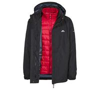 Trespass - Chaqueta de plumón para Hombre 3 en 1, Camino 3 en 1, Hombre, Color Negro, tamaño XXS