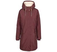 Trespass Chaqueta impermeable para mujer con forro polar sherpa y recordatorio de capucha cultivada, mulberry, XS