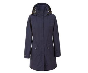 Trespass Chaqueta impermeable Rainy Day para mujer con capucha oculta