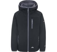 Trespass Chaqueta Niños Kian - Kids Softshell Jacket Black 122/128 - ca. 7-8 Jahre