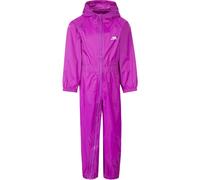 Trespass Conjunto de lluvia para niños Button - Childs Unisex Rain Suit Purple Orchid 98/104 - ca. 3-4 Jahre