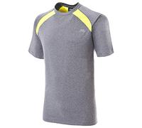 Trespass de Hombre Negro T-Shirt, Hombre, Telford, Smoke Marl, XS