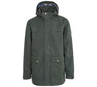 Trespass DLX - Chaqueta impermeable para hombre con capucha y costuras selladas