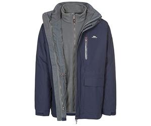 Trespass Edgewater II - Chaqueta impermeable 3 en 1 con forro polar interior extraíble