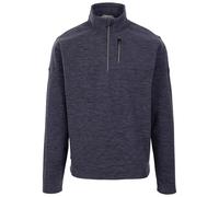 Trespass Farnworth - Sudadera de forro polar para hombre, antibolitas y bolsillo con cremallera, Azul marino (Navy Marl), XXL