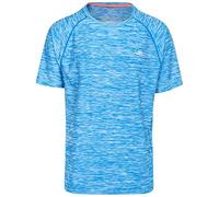Trespass Gaffney Camiseta de Secado rápido para Hombres, Adultos, para Gimnasio, Activo, Yoga, Pilates, Deportes, Correr, Ciclismo, Marl Azul Brillante, XXL