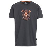 Trespass Hombres de Adder T-Shirt con impresión en el Pecho, Hombre, Color Gris, tamaño X-Large
