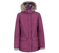 TRESPASS Jenna, Blackberry, XS, cálida e Impermeable para Invierno, con Capucha extraíble, para Mujer, Talla XS, Color Morado