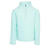 Trespass Jersey con cremallera de 1/2 para niñas, con bolsillos antibolitas, forro polar, informal, prados