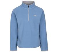 Trespass Jersey de microforro polar con cremallera de 1/2 para niñas, con Airtrap Sybil Denim Blue