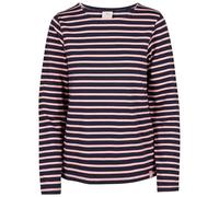 Trespass Karen - Camiseta informal para mujer, diseño de rayas cerezas oscuras, talla 20, Rayas de concha rosa, 44