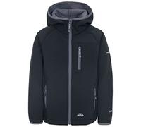 Trespass Kian Chaqueta Softshell con Capucha cultivada, Unisex niños, Negro, 2-3 años