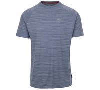 Trespass Leecana - Camiseta deportiva de manga corta para hombre, secado rápido, absorbe la humedad, Denim Blue Marl, XL