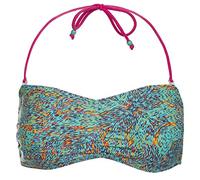 Trespass Lineal Parte Superior de Bikini con Almohadillas Lazos extraíbles para el Cuello para Mujeres, Adultos, para Piscina, Playa, Vacaciones, Buceo, natación, Estampado Lagoon, M