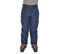 Trespass Roscrea, Navy XXS, Pantalones de esquí Impermeables con Tirantes extraíbles, Cremalleras en el Tobillo, Polainas y Aberturas Laterales para Hombre, Azul, XX-S / 2XS / 2XS