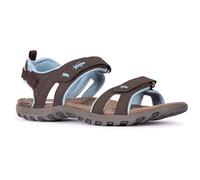 TRESPASS Serac - Sandalia para mujer, café, 41 EU